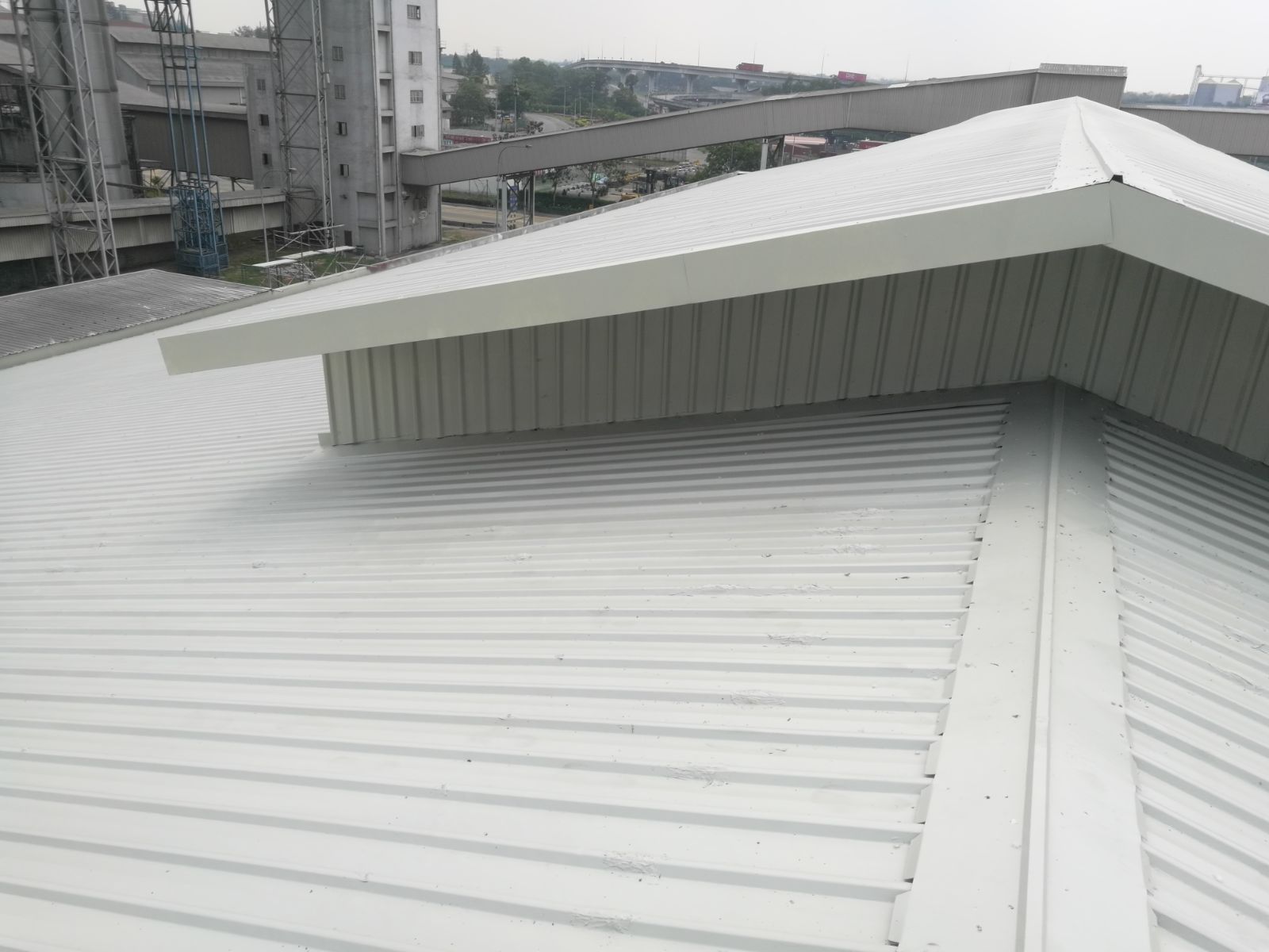 Roof Coating Work Completed