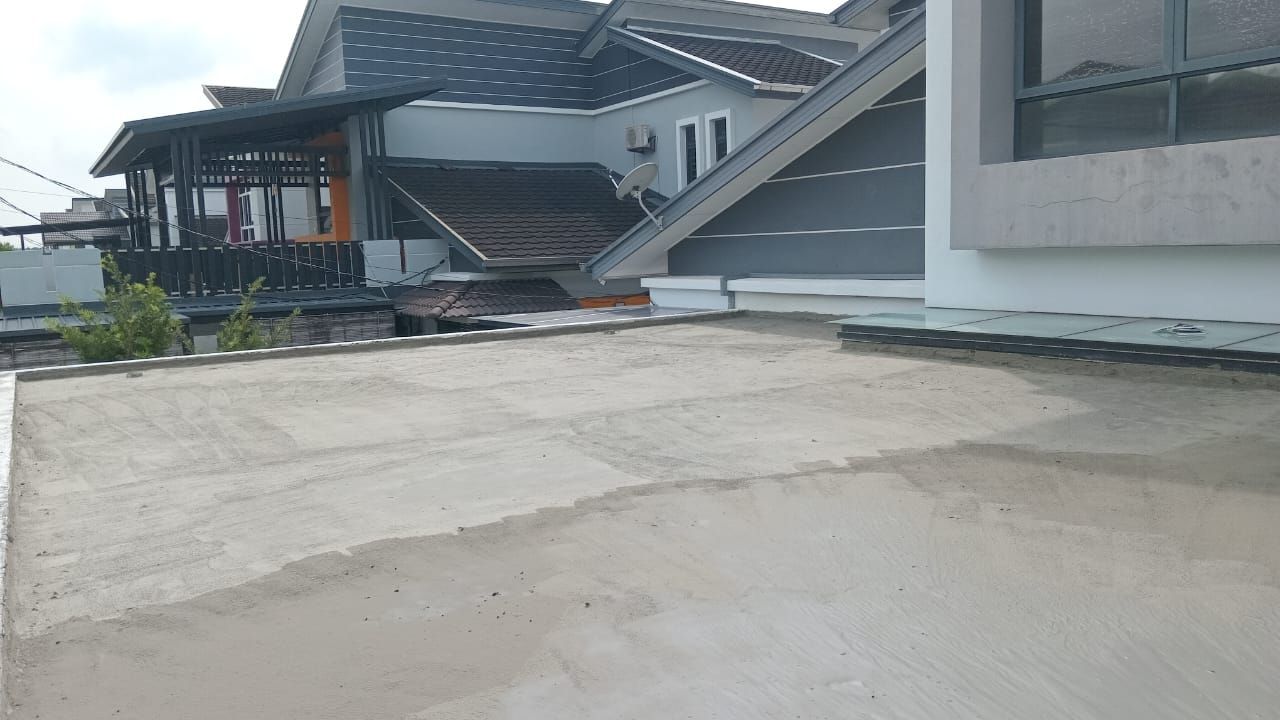 Protective Screed Over The Waterproofing Membrane 【Krubong Samarinda Melaka】