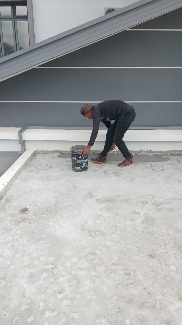 Protective Screed Over The Waterproofing Membrane 【Krubong Samarinda Melaka】