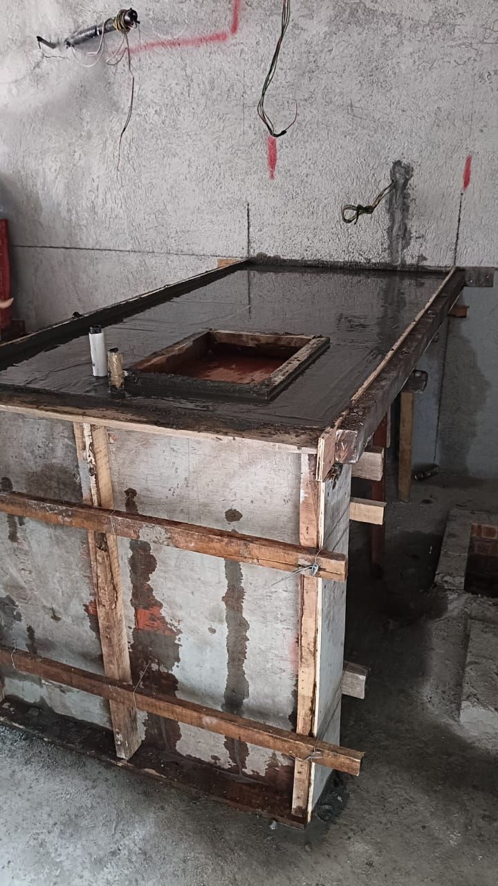 Kitchen Island Construction Project And Renovation 【Bukit Lintang Ayer Molek Melaka】