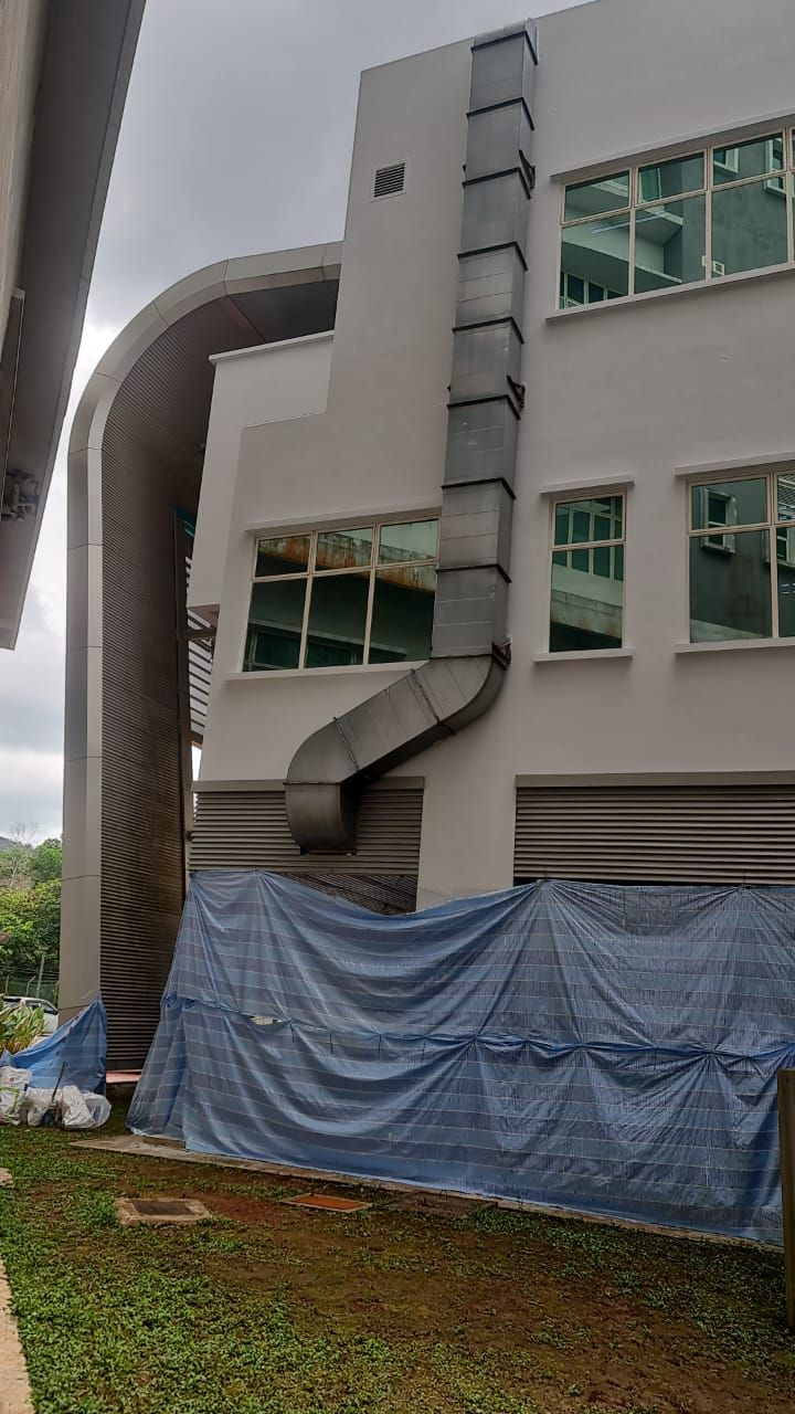 Facade Repair Work Done