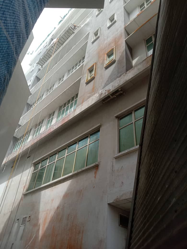 Condition of the building before rectification