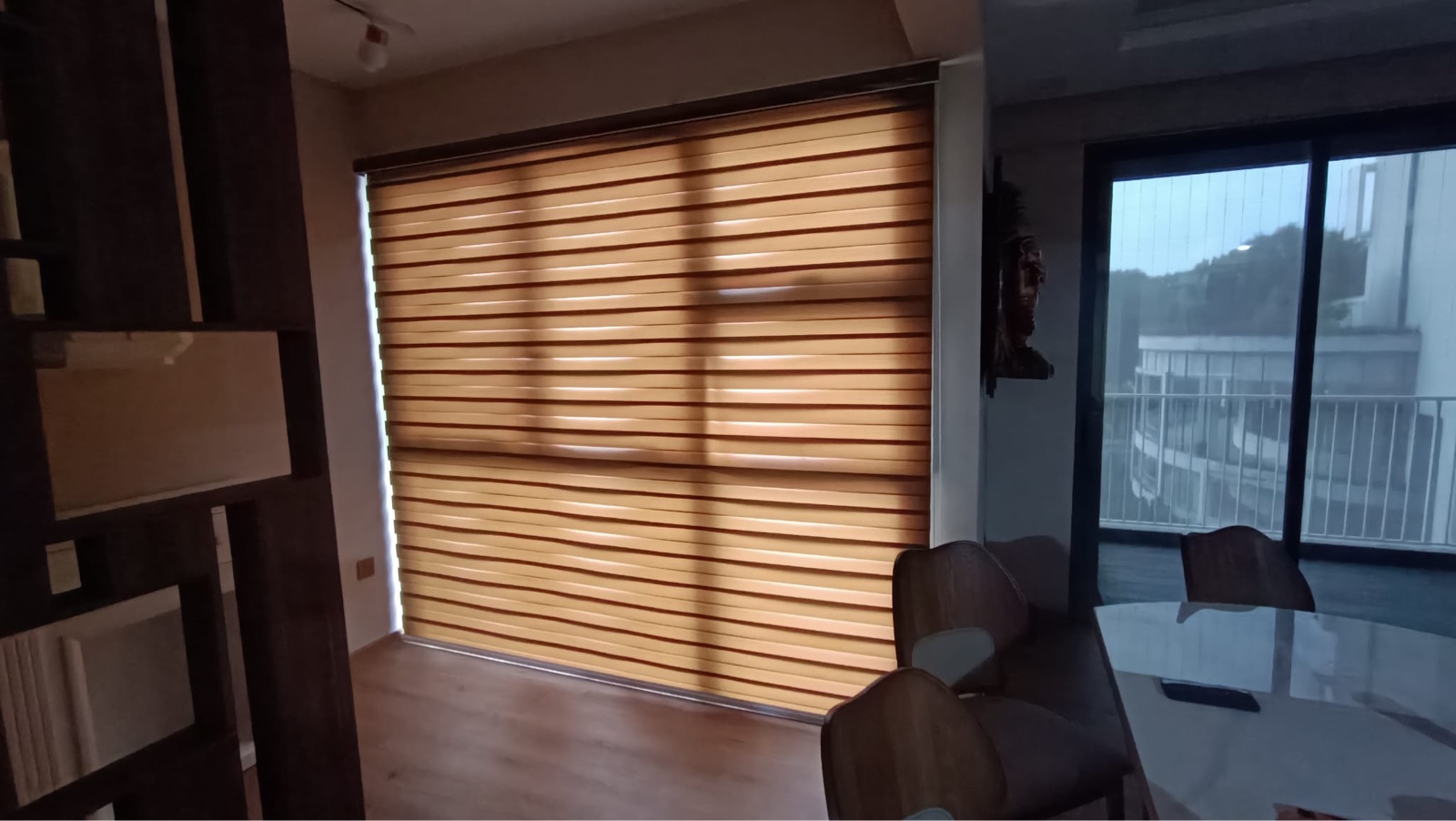 zebra blind curtain
