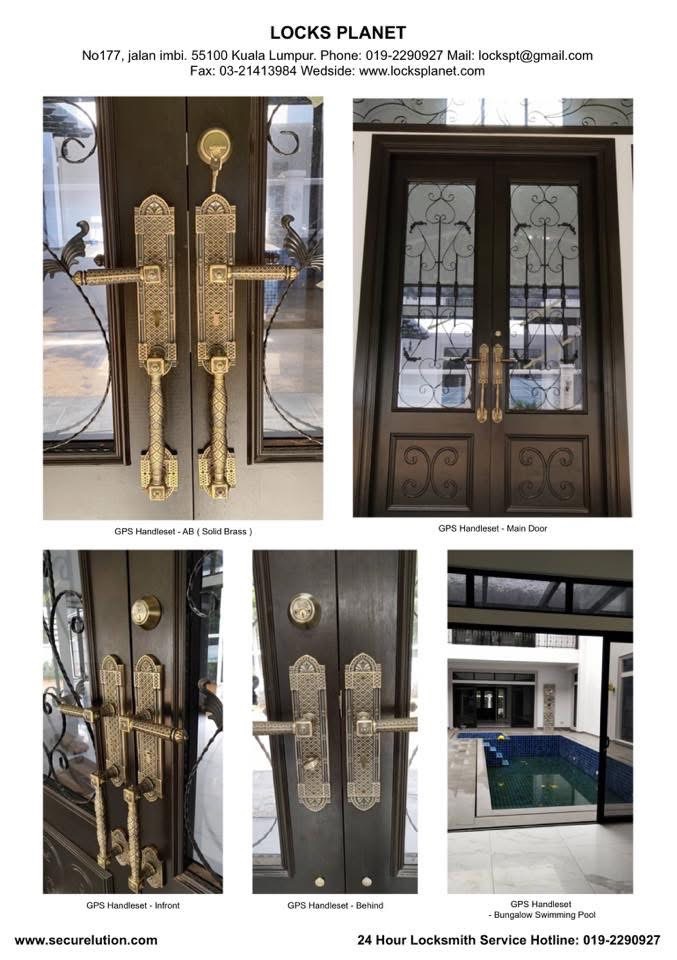 Elevate Your Entrance with Premium Solid Brass Door Handles