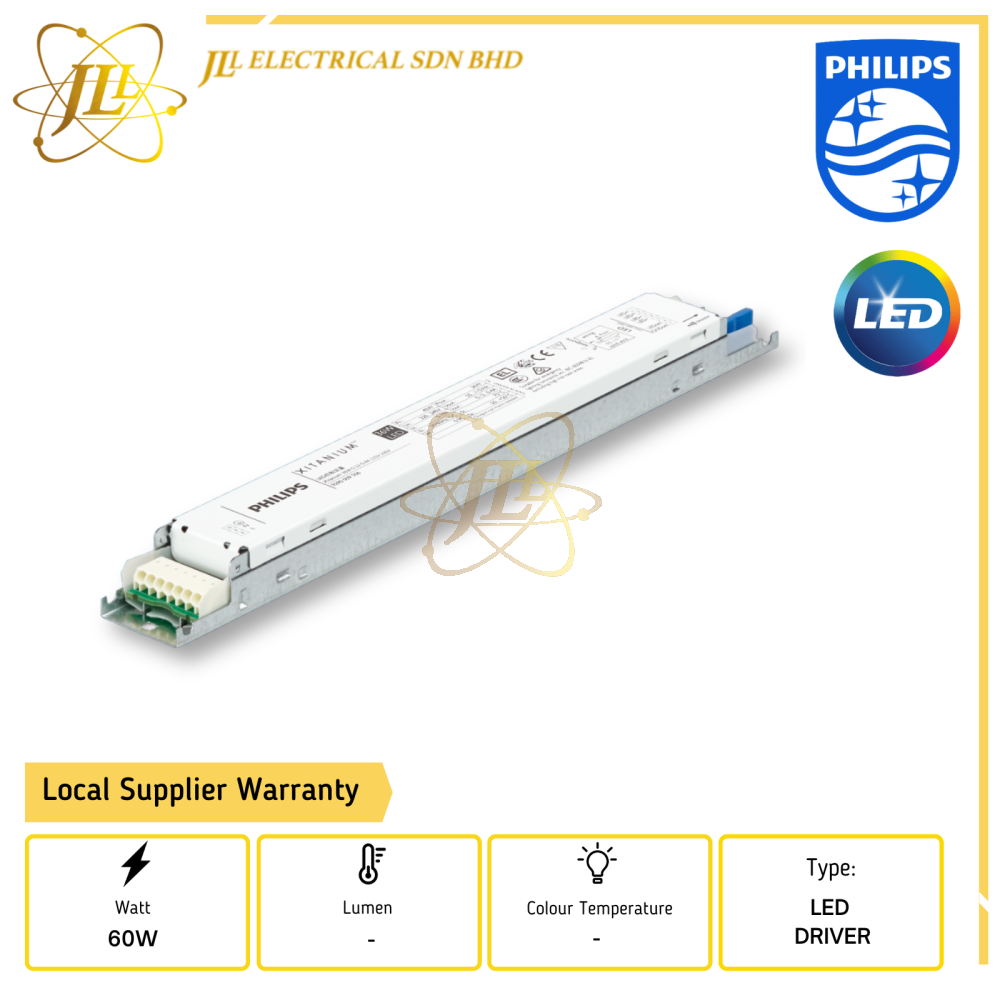 PHILIPS XITANIUM LED DRIVER 60W 0.08-0.35A 300V SR 230V (929001695506 ...