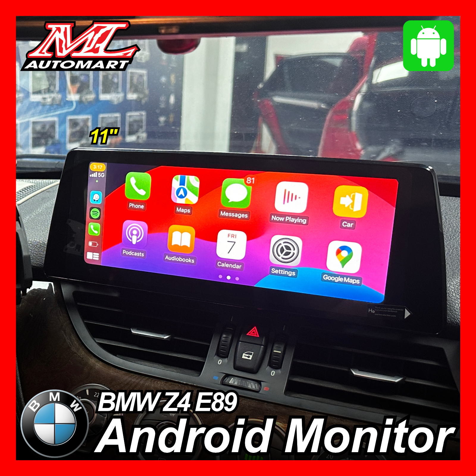 BMW Z4 E89 Android Monitor (11