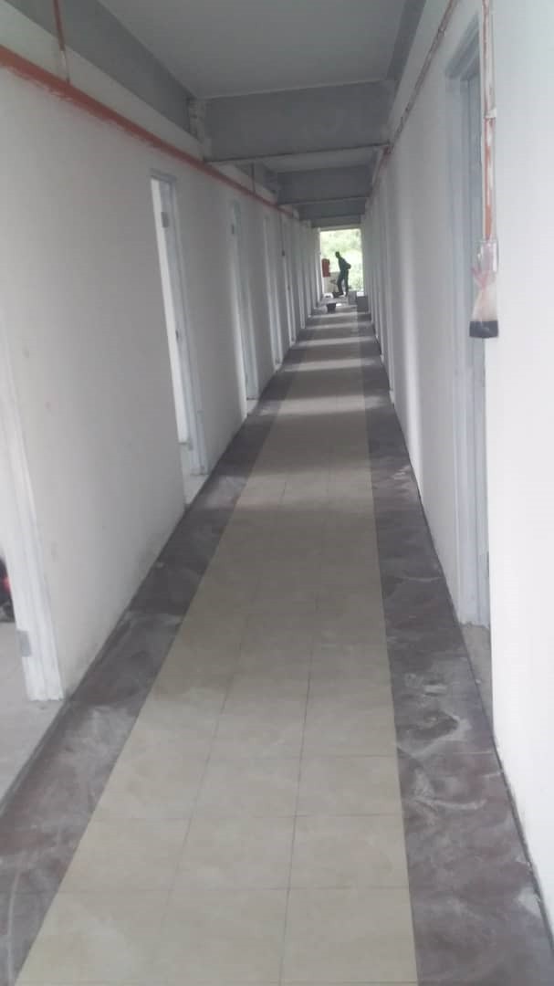 Pemasangan Jubin Di Kolej Jebat, UiTM Cawangan Melaka Kampus Alor Gajah, Lendu, 78000 Alor Gajah, Melaka.