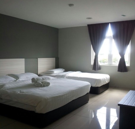 Pengubahsuaian Rumah Kedai Kepada Budjet Hotel Di Simpang Empat Alor Gajah Melaka.