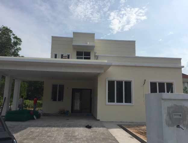 Pembinaan Rumah Sebuah Di Padang Sebang Tampin