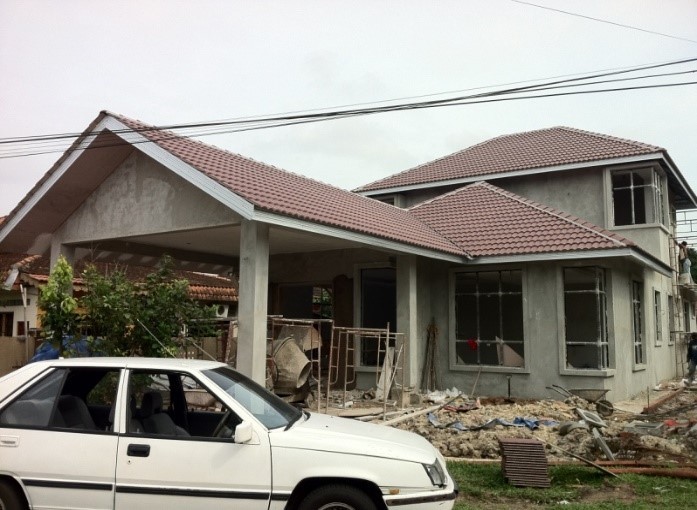 Pengubahsuaian Rumah Di Bukit Rambai,Melaka