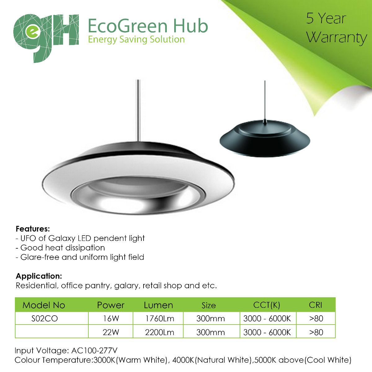 LED Pendent Light