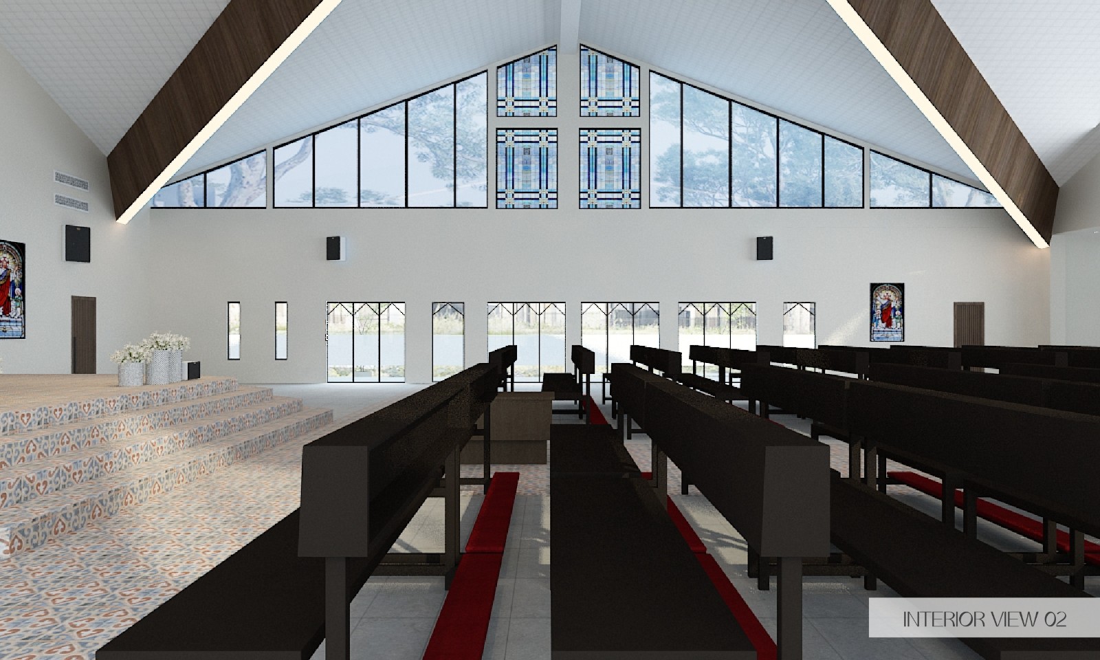 3D Drawing - Johor Bahru (Cathedral Of The Sacred Heart Of Jesus, Johor Bahru)