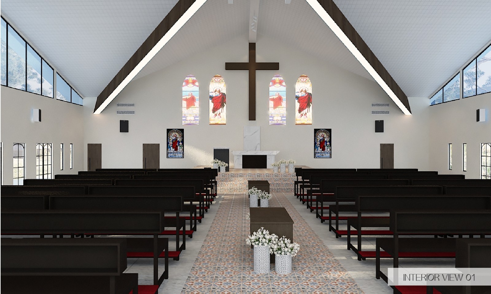 3D Drawing - Johor Bahru (Cathedral Of The Sacred Heart Of Jesus, Johor Bahru)