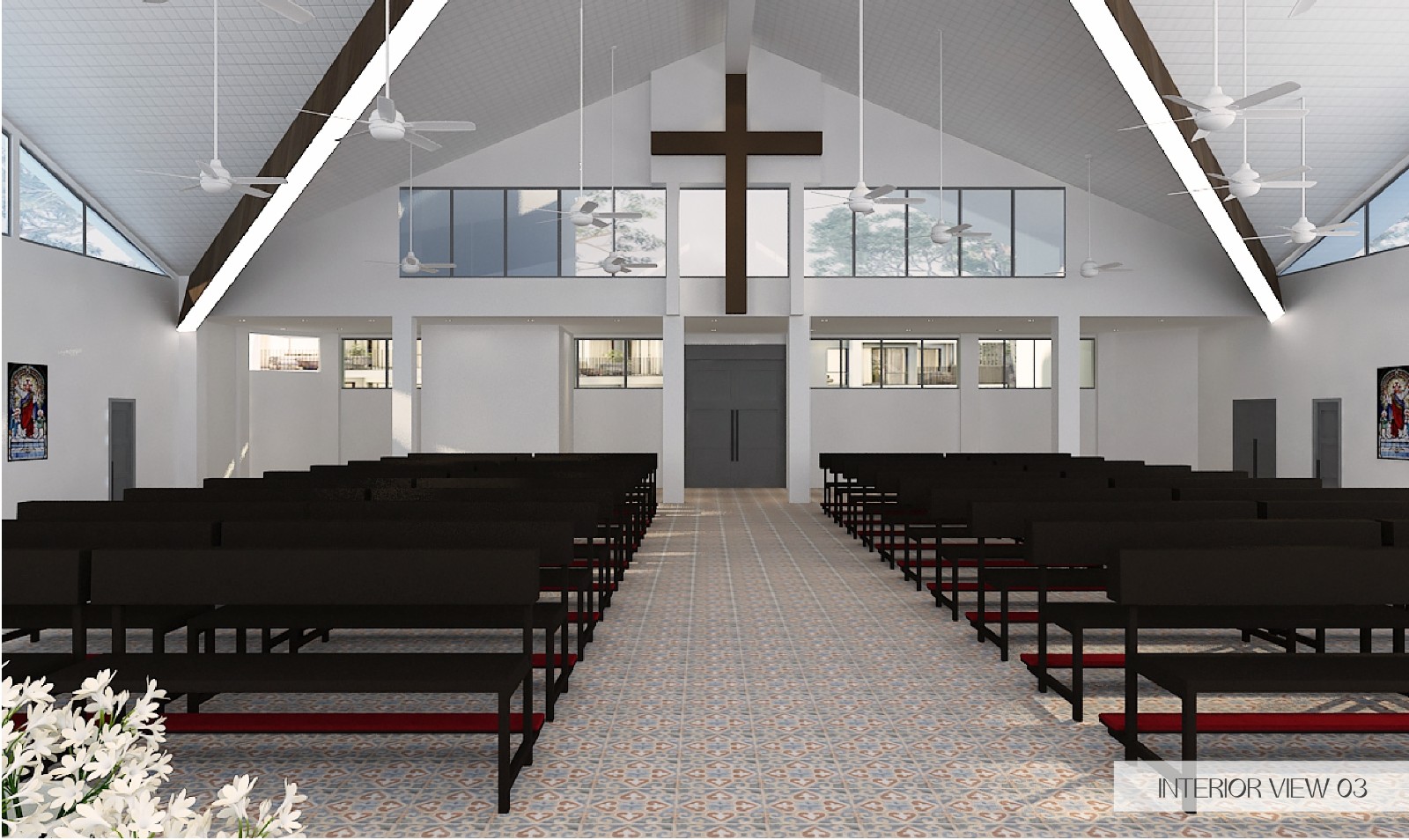 3D Drawing - Johor Bahru (Cathedral Of The Sacred Heart Of Jesus, Johor Bahru)