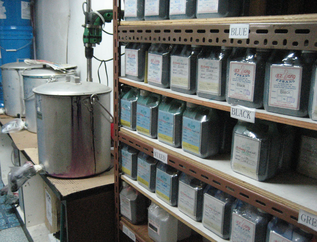 Ink manufacturing Dept