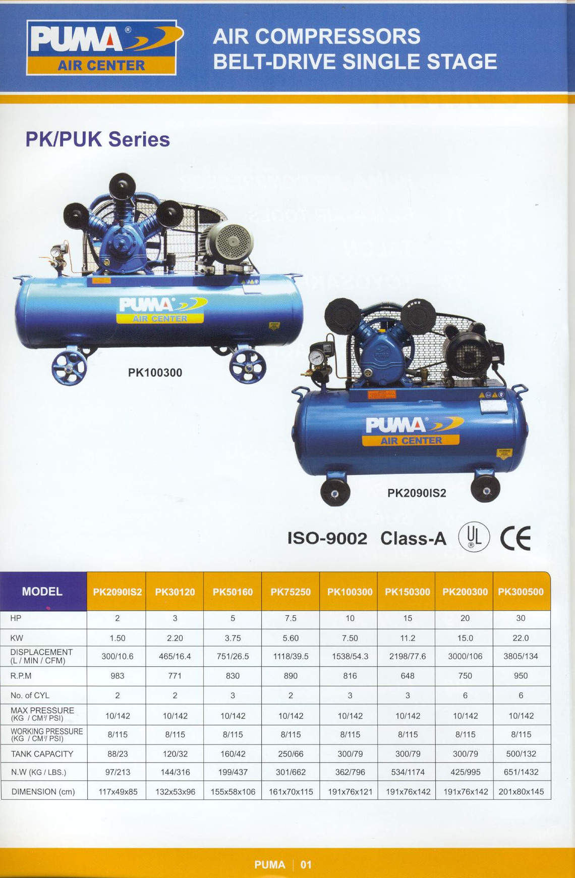 Puma Air Compressor (115PSI) Puma Air 