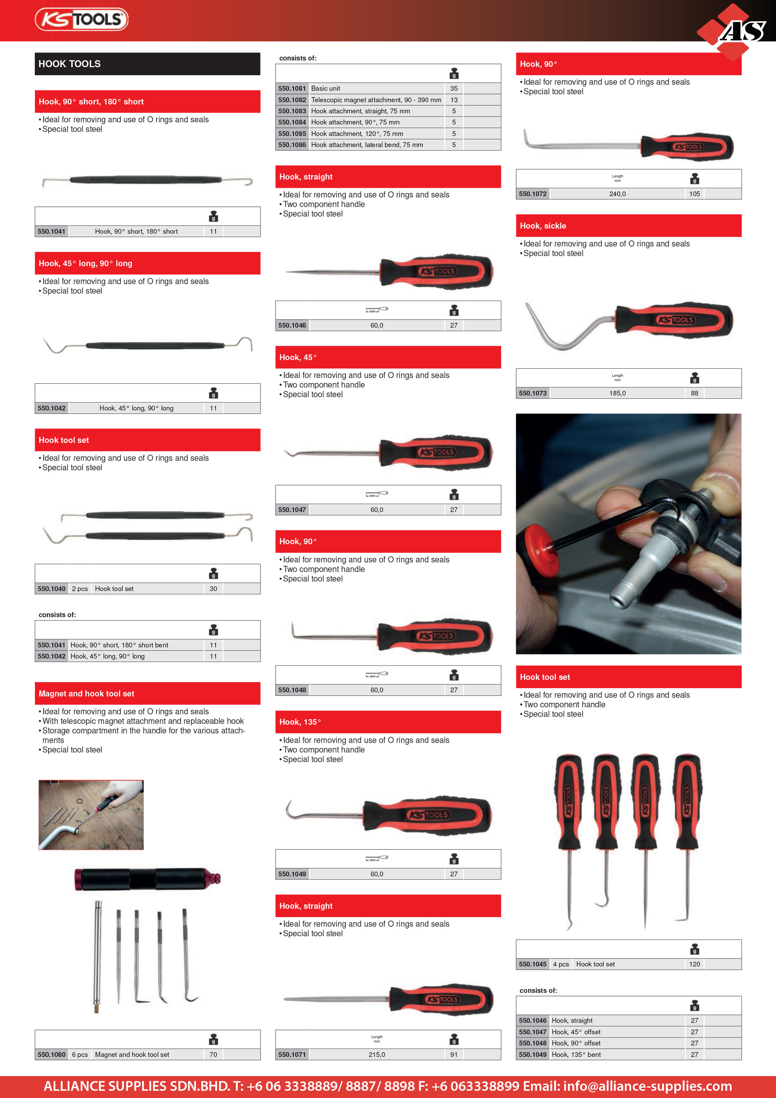 KS TOOLS Hook Tools KS TOOLS Hook Tools KS TOOLS Precision Tools KS TOOLS  Supplier, Supply, Supplies | Alliance Supplies Sdn Bhd