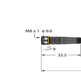 Turck PKG3M-10-TXL Actuator & Sensor Cable-1