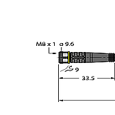 Turck PKG3M-1-PSG3M-TXL Actuator & Sensor Cable-1