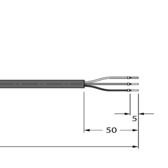 Turck PKG3M-2-TXL Actuator & Sensor Cable-3