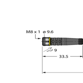 Turck PKG3M-5-TXL Actuator & Sensor Cable-1