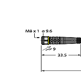 Turck PKG4M-5-PSG4M-TXL Actuator & Sensor Cable-1