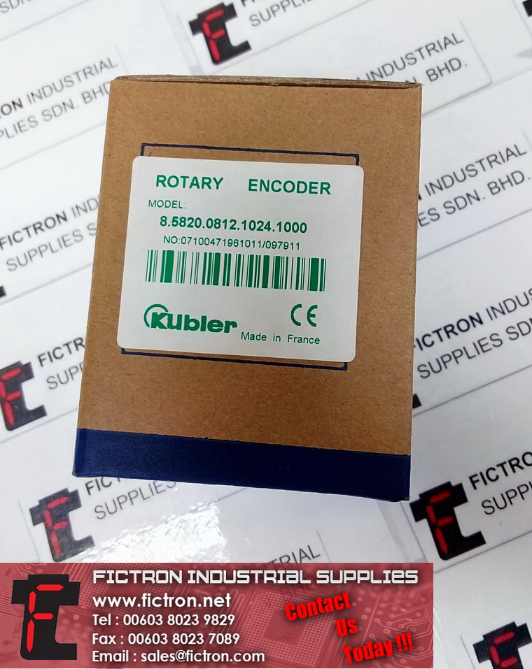 8.5820.0812.1024.1000 85820081210241000 KUBLER Rotary Encoder Supply Fictron Industrial Supplies