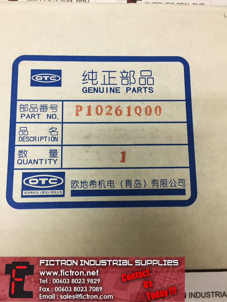 P10261Q00 OTC DAIHEN PCB For M-380S P30190 Digital Inverter Controlled Welding Power Source Supply & Repair Fictron