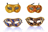 Venice Shiny Flower Sequin Half Mask -2014 0203