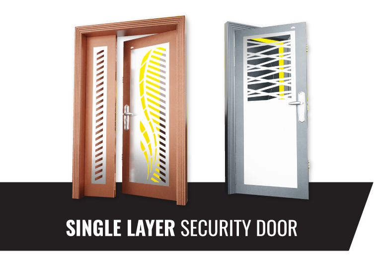 single layer door