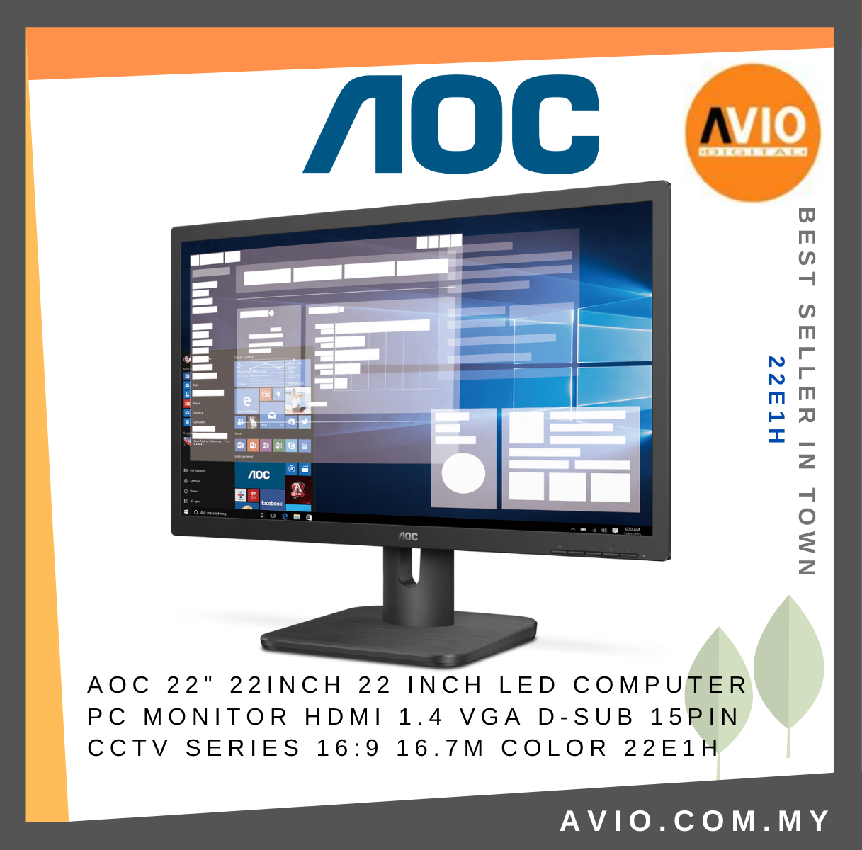 PC Monitors, Buy AOC LED Monitors Online