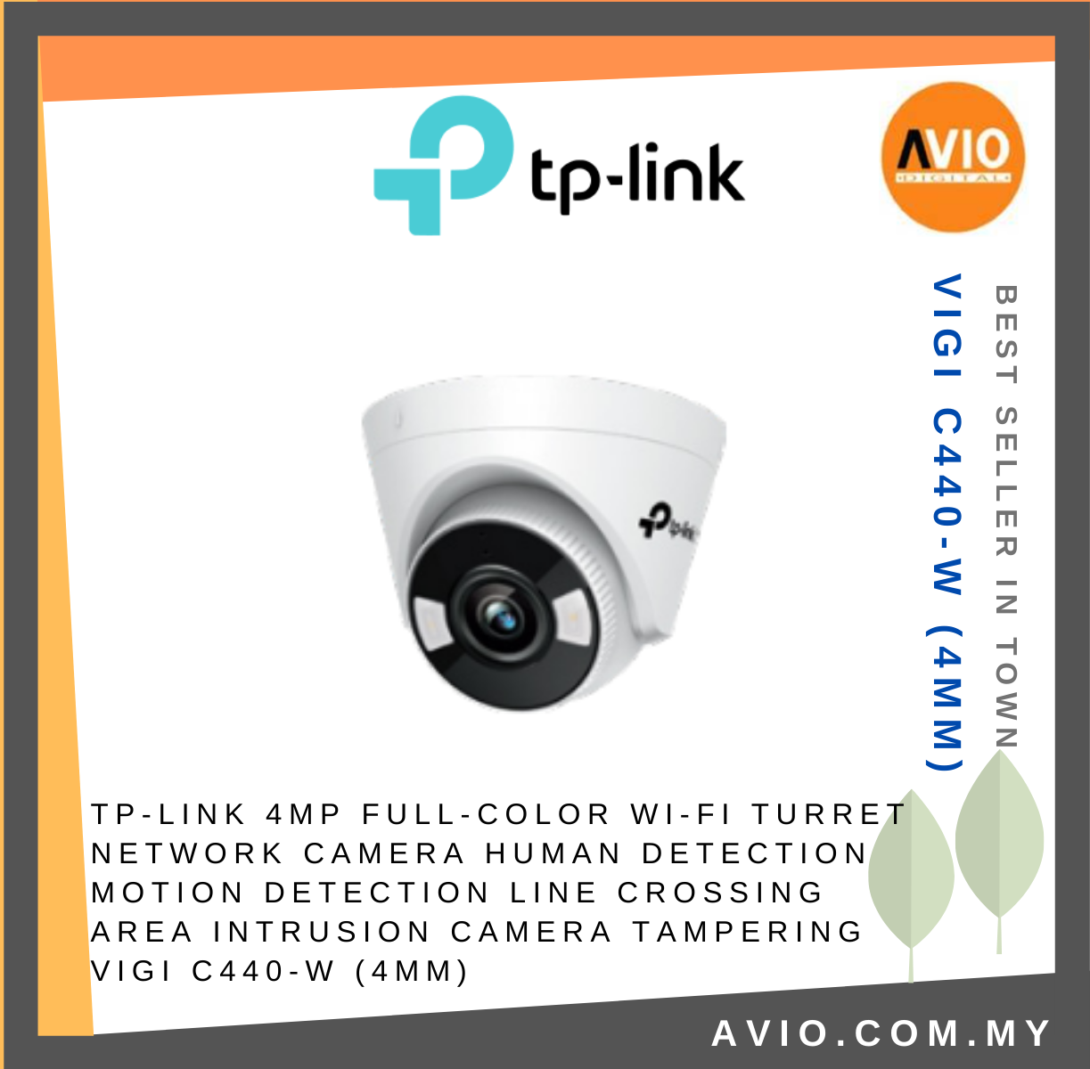 TP-LINK Tplink Wifi Wireless 4MP Night Vision IP66 Outdoor IP