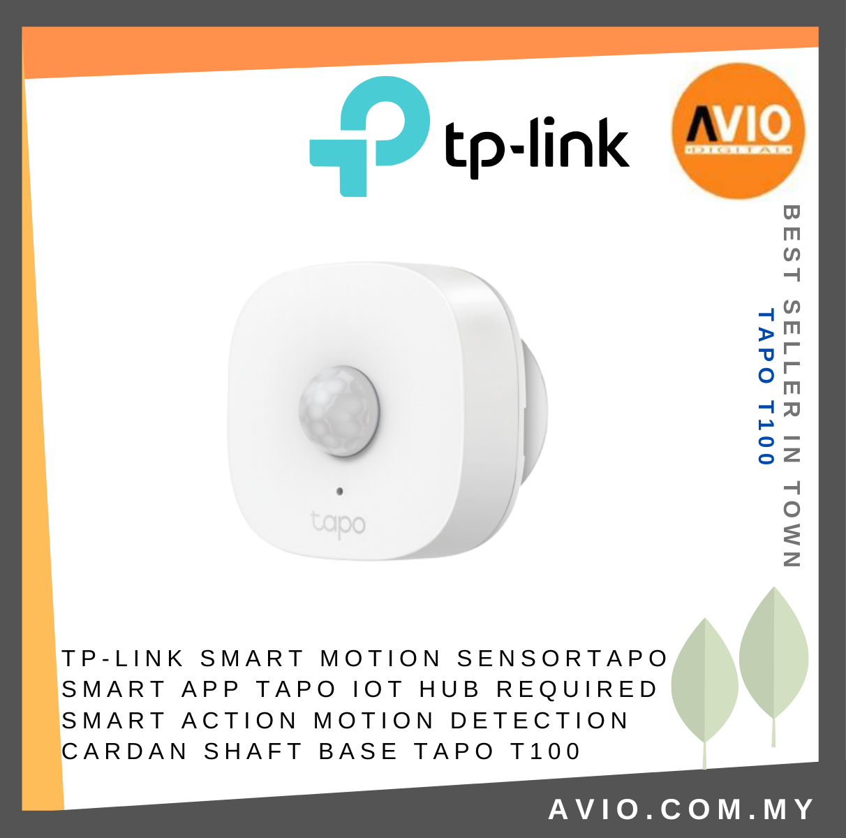 TAPO-T100 TP-Link Tapo T100 Smart Motion Sensor