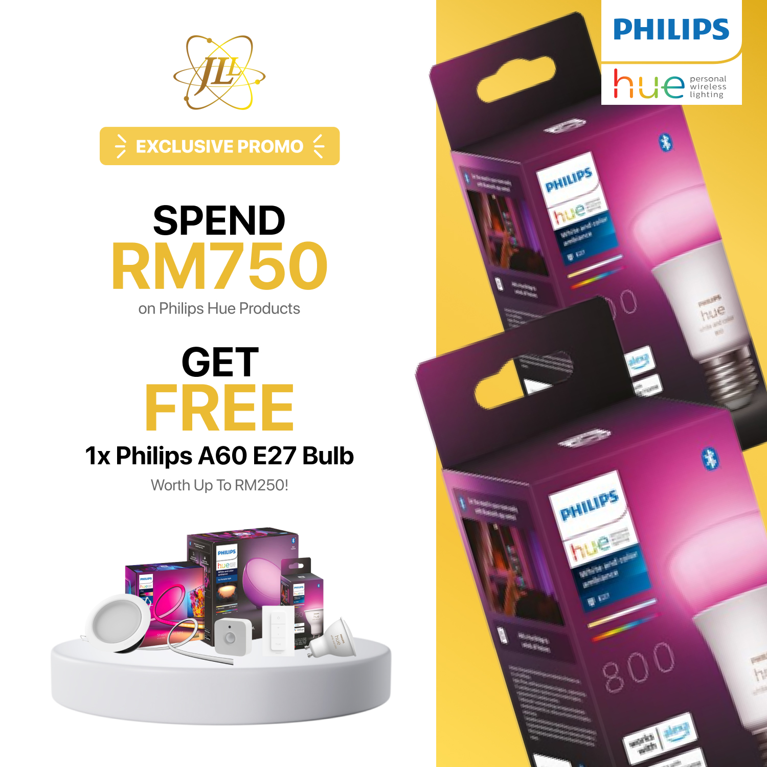 Philips hue products promotion