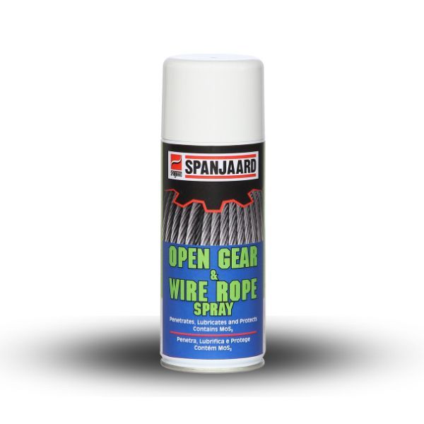 Spanjaard Open Gear & Wire Rope Spray - Premium Wire Rope Spray for Lubrication & Protection