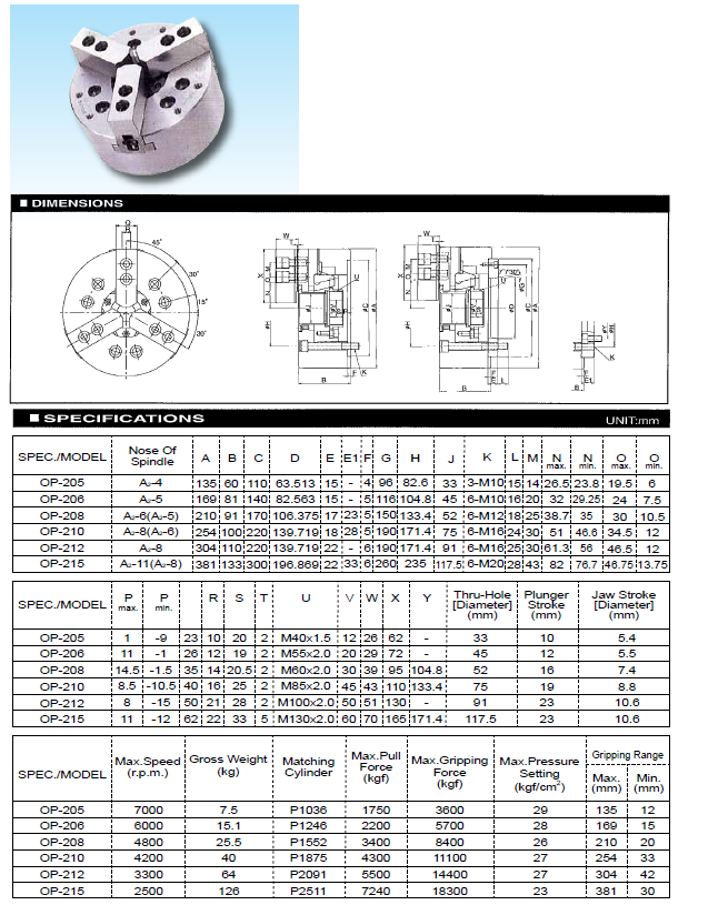 3 JAW CHUCK MALAYSIA