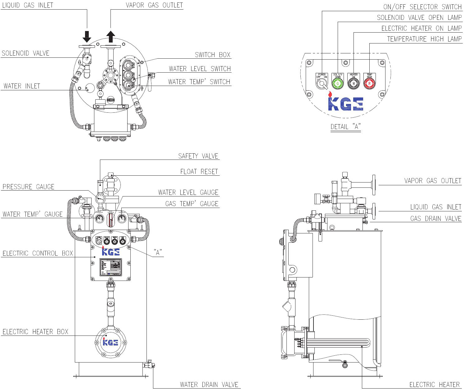 Ax5 Vaporizer Kagla Vaporizers For Propane Butane Lpg Ammonia And Synthetic Natural Gas