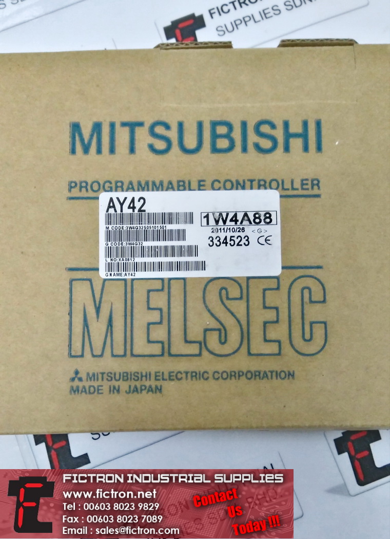 AY42 MITSUBISHI INPUT OUTPUT PLC Supply Malaysia Indonesia Singapore