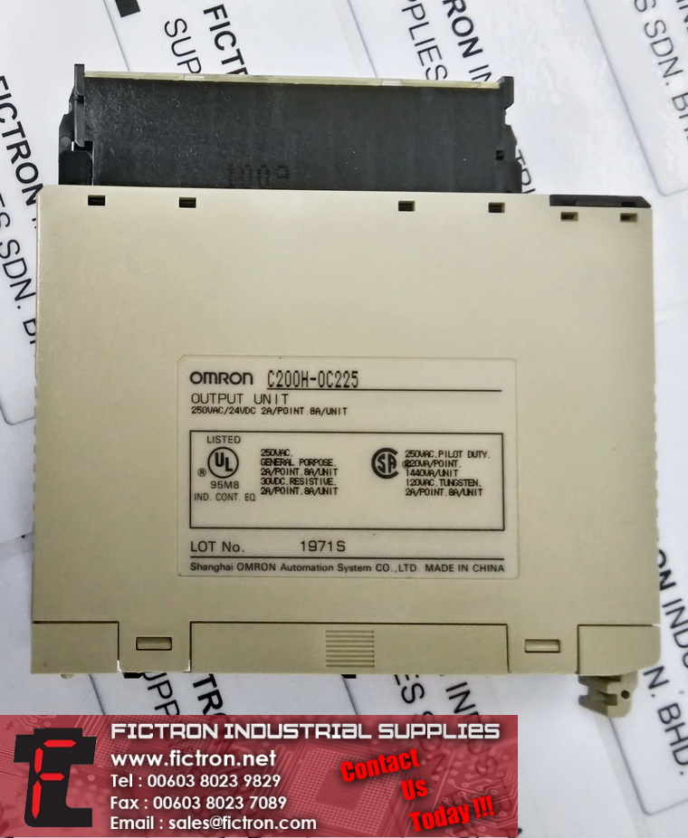 C200H-0C225 C200H0C225 OMRON OUTPUT UNIT Supply Repair Malaysia Indonesia Singapore USA Portugal