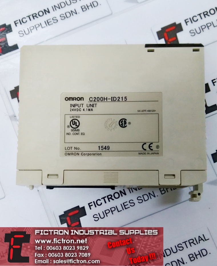 C200H-ID215 C200HID215 OMRON INPUT UNIT Supply Repair Malaysia Singapore Indonesia USA Portugal