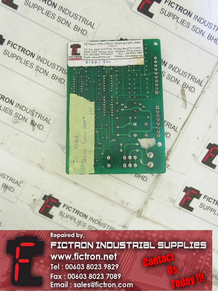 KH003-PCB1 KH003PCB1 FICTRON Printed Circuit Board PCB Repair Malaysia  Singapore Indonesia USA Thailand Supplier, Suppliers, Supply, Supplies  REPAIR SERVICES ~ Fictron Industrial Supplies Sdn Bhd