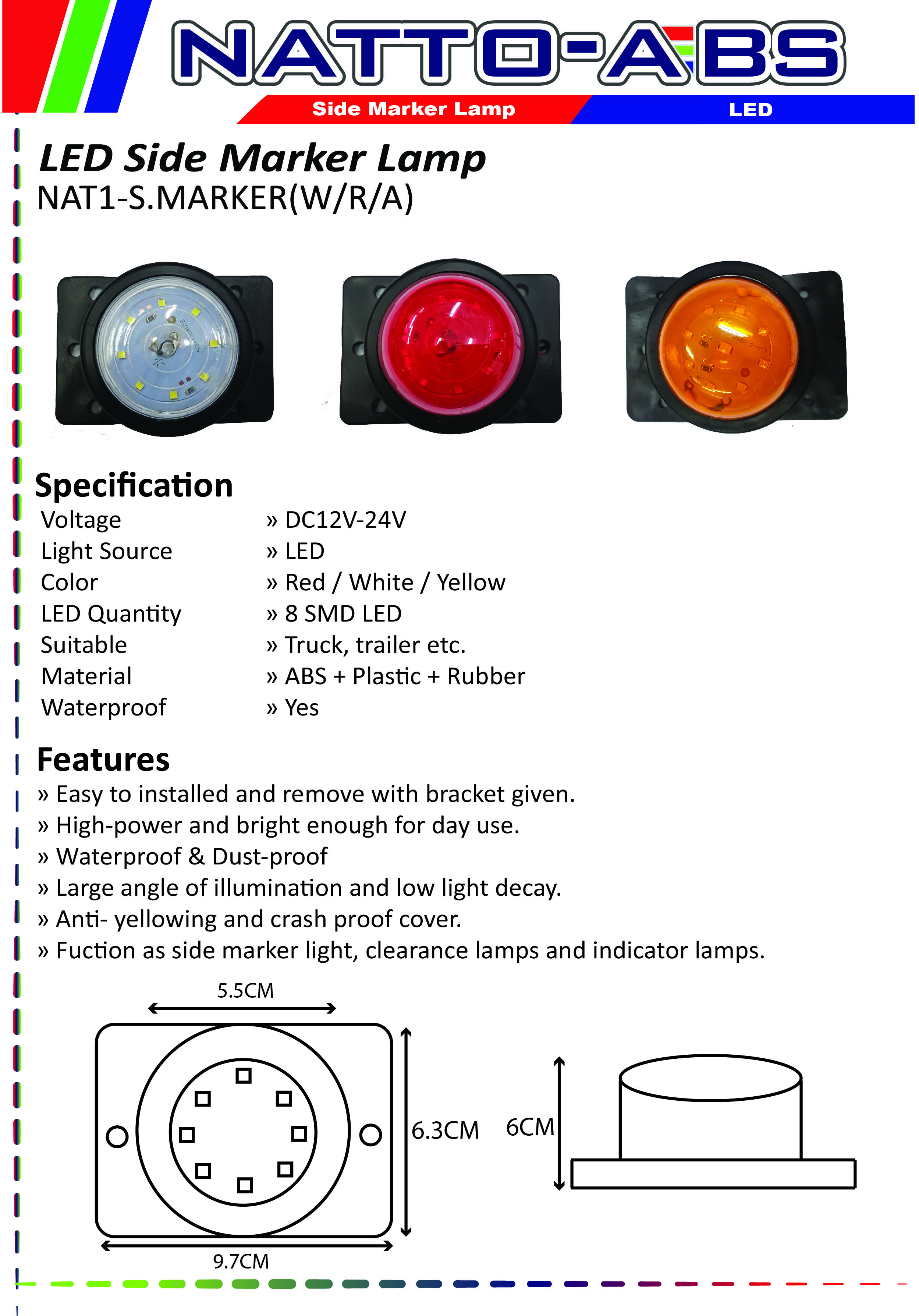 Blinker Light with 2 Battery Blinker Warning Lamps Road Safety Equipment  Selangor, Malaysia, Kuala Lumpur (KL)