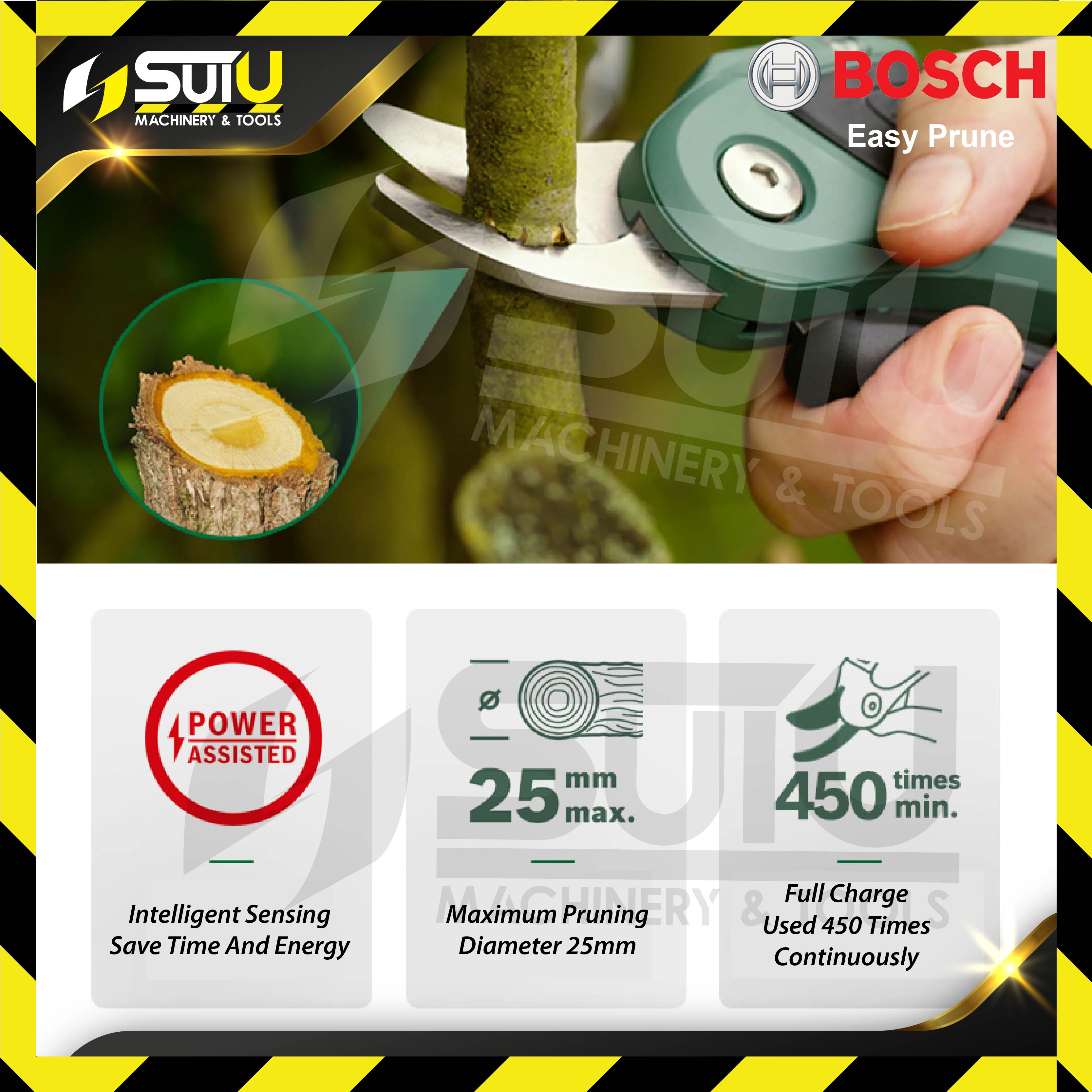 BOSCH EasyPrune 3.6V Cordless Secateur (06008B2140) Other Agriculture &  Gardening Kuala Lumpur (KL), Malaysia, Selangor, Setapak Supplier,  Suppliers, Supply, Supplies | Sui U Machinery & Tools (M) Sdn Bhd