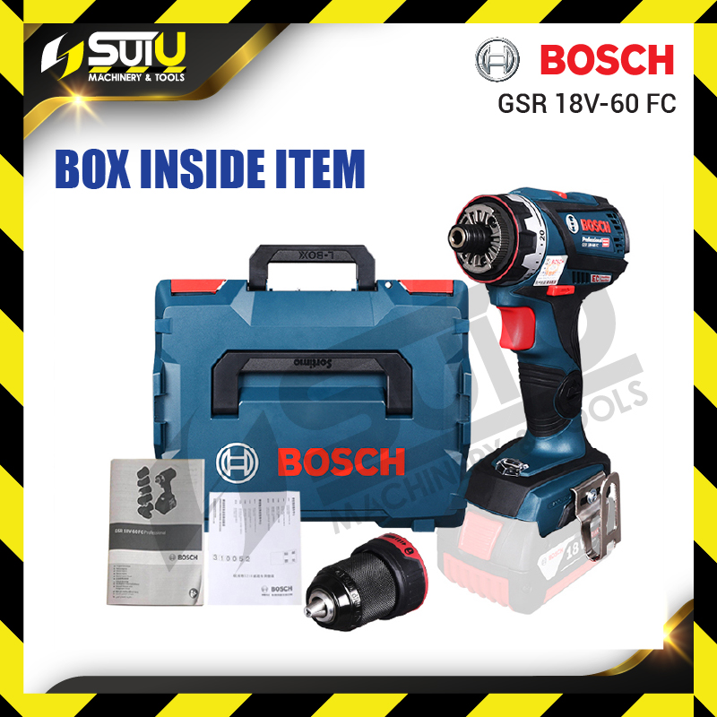 BOSCH GSR 18V-60 FC / GSR 18V-60FC / GSR18V-60FC 18V 60NM Cordless  Drill/Driver 1900RPM (SOLO - No Battery & Charger) Cordless Drill Cordless  Power Tools Power Tool Kuala Lumpur (KL), Malaysia, Selangor,
