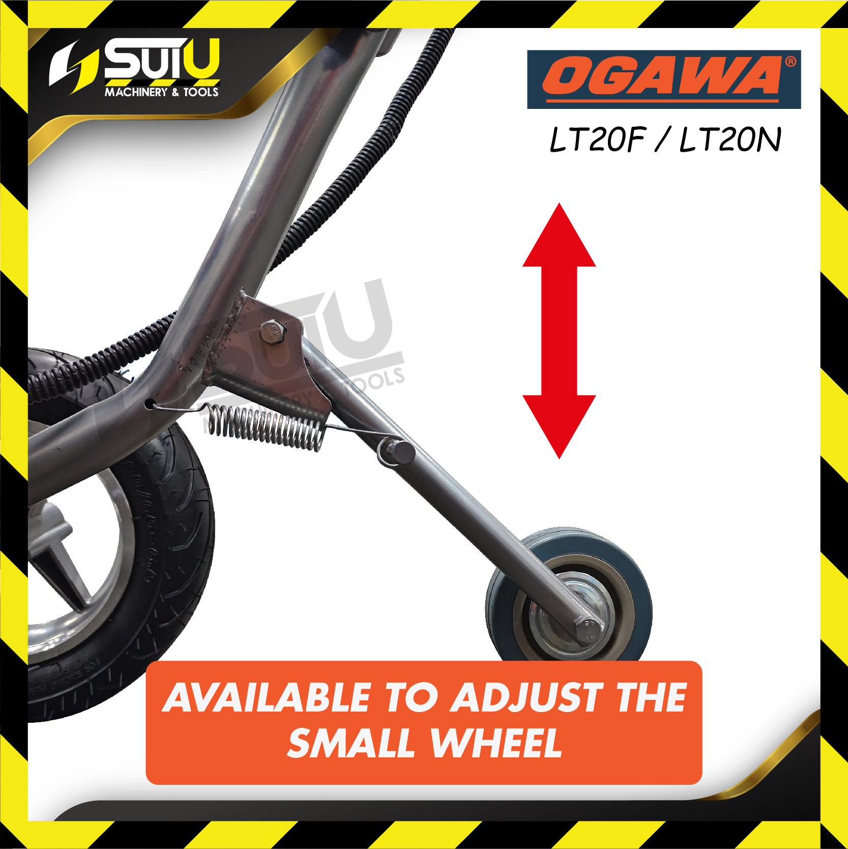 OGAWA LT20F / LT20N 51.7CC Hand Push Mower / Lawn Mower / Wheel