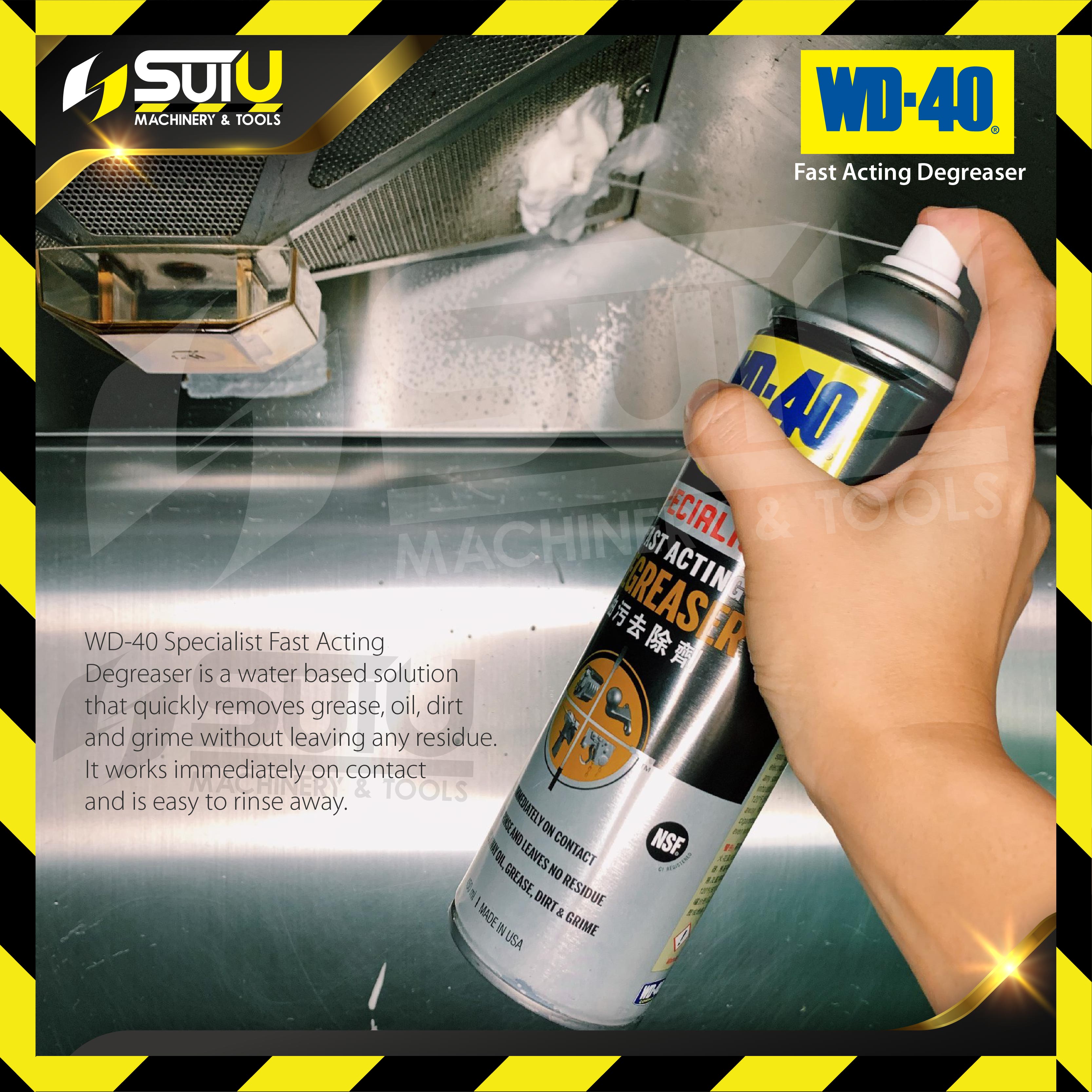 WD-40 450ML Specialist Fast Acting Degreaser WD-40 Series Accessories Kuala  Lumpur (KL), Malaysia, Selangor, Setapak Supplier, Suppliers, Supply,  Supplies | Sui U Machinery & Tools (M) Sdn Bhd
