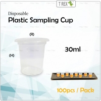 100pcs Disposable Plastic Sampling Cup 30ml