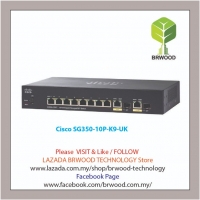 Cisco SG350-10P-K9-UK: 10-port Gigabit POE Managed Switch 