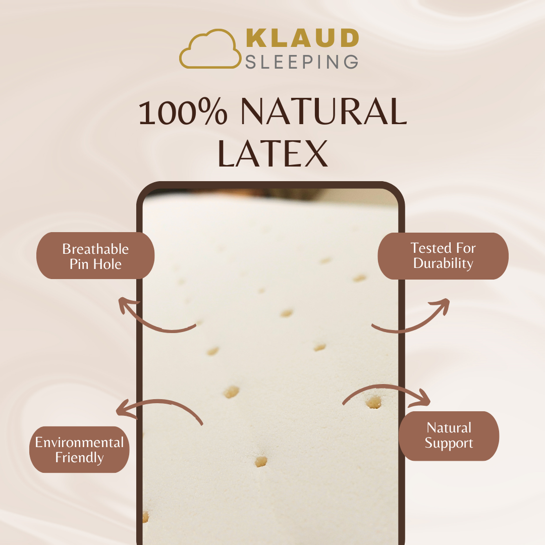 Klaud Natural Latex Pocketed Spring Hybrid Mattress