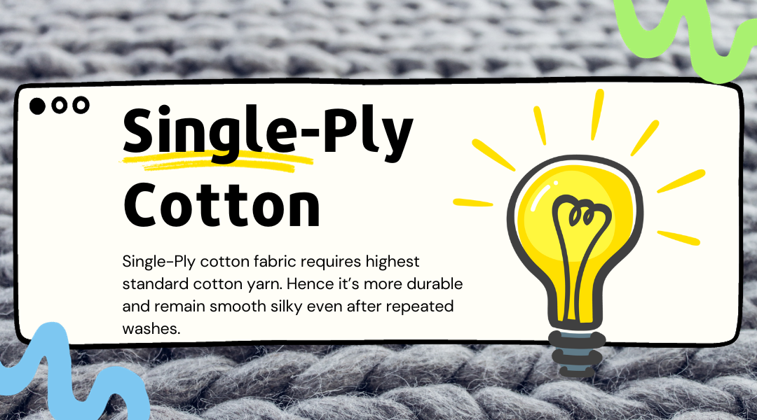 single ply cotton luxury cotton